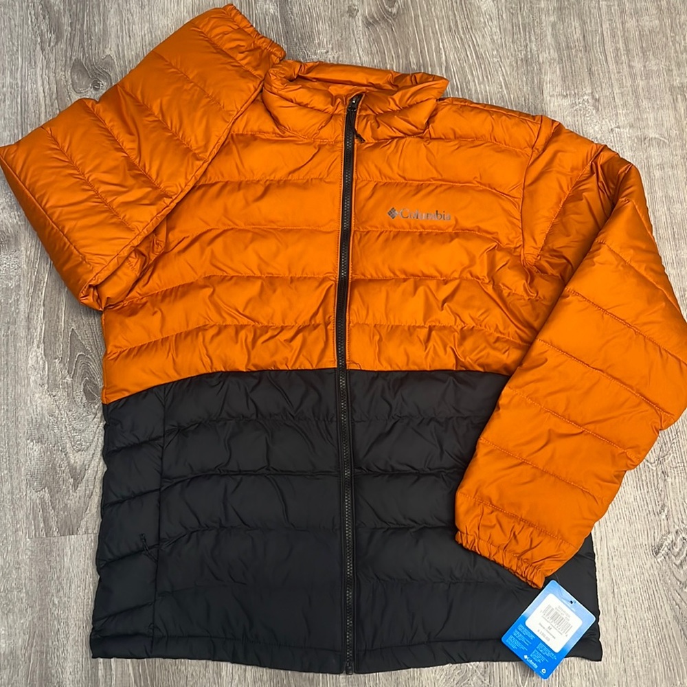 Columbia Jacket | Sz: M | Color: Burnt Orange & Black